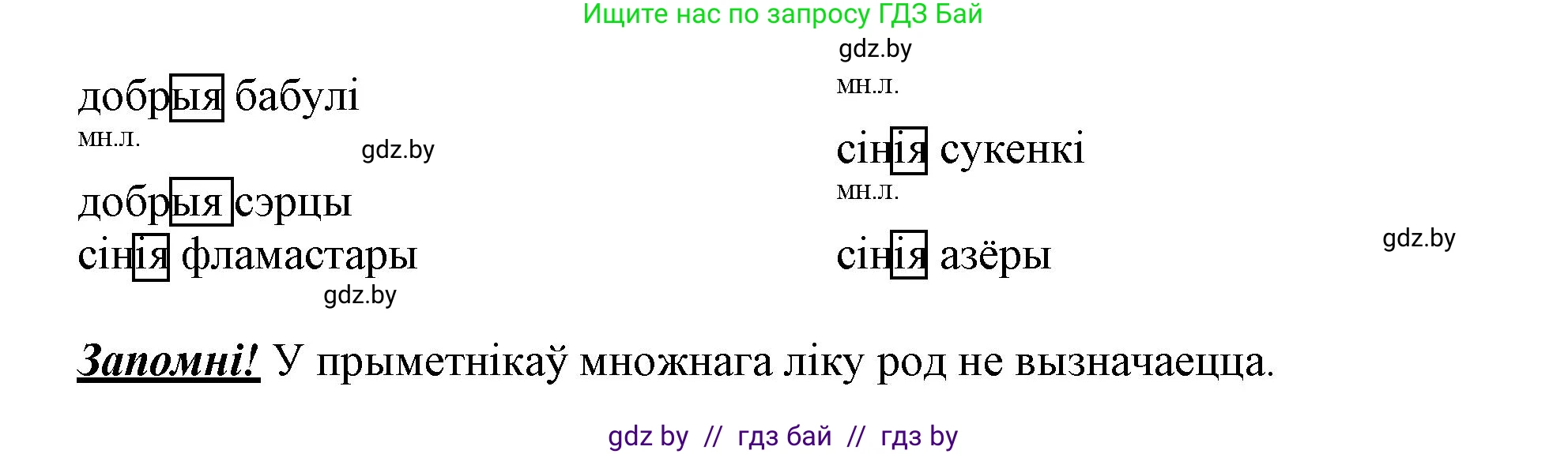 Белорусский язык (Беларуская мова), 3 класс Учебник, автор: Свірыдзенка Вольга Іванаўна, издательство Нацыянальны інстытут адукацыі, Минск, 2023, зелёного цвета, Частка 2, страница 90, номер 156, Решение (продолжение 2)