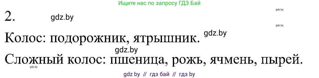 Биология, 7 класс Учебник, автор: Лисов Николай Дмитриевич, издательство Народная асвета, Минск, 2022, зелёного цвета, страница 179, номер 2, Решение