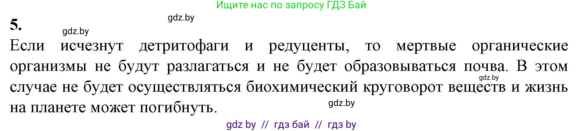 Биология, 10 класс рабочая тетрадь, авторы: Маглыш Сабина Степановна, Кравченко Вячеслав Анатольевич, издательство Аверсэв, Минск, 2021, страница 90, номер 5, Решение