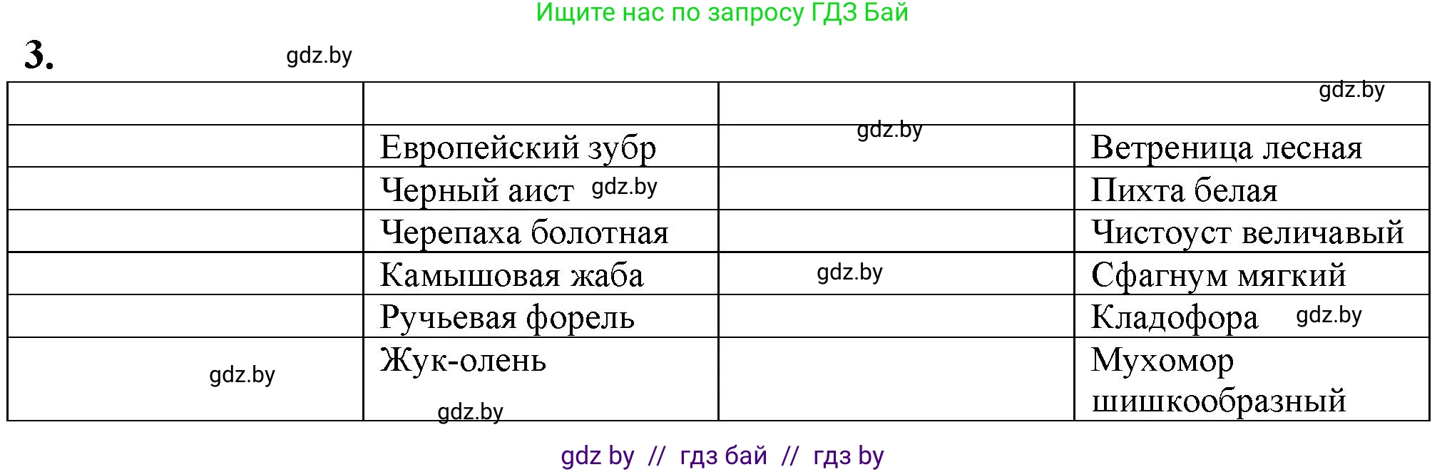 Биология, 10 класс рабочая тетрадь, авторы: Маглыш Сабина Степановна, Кравченко Вячеслав Анатольевич, издательство Аверсэв, Минск, 2021, страница 127, номер 3, Решение