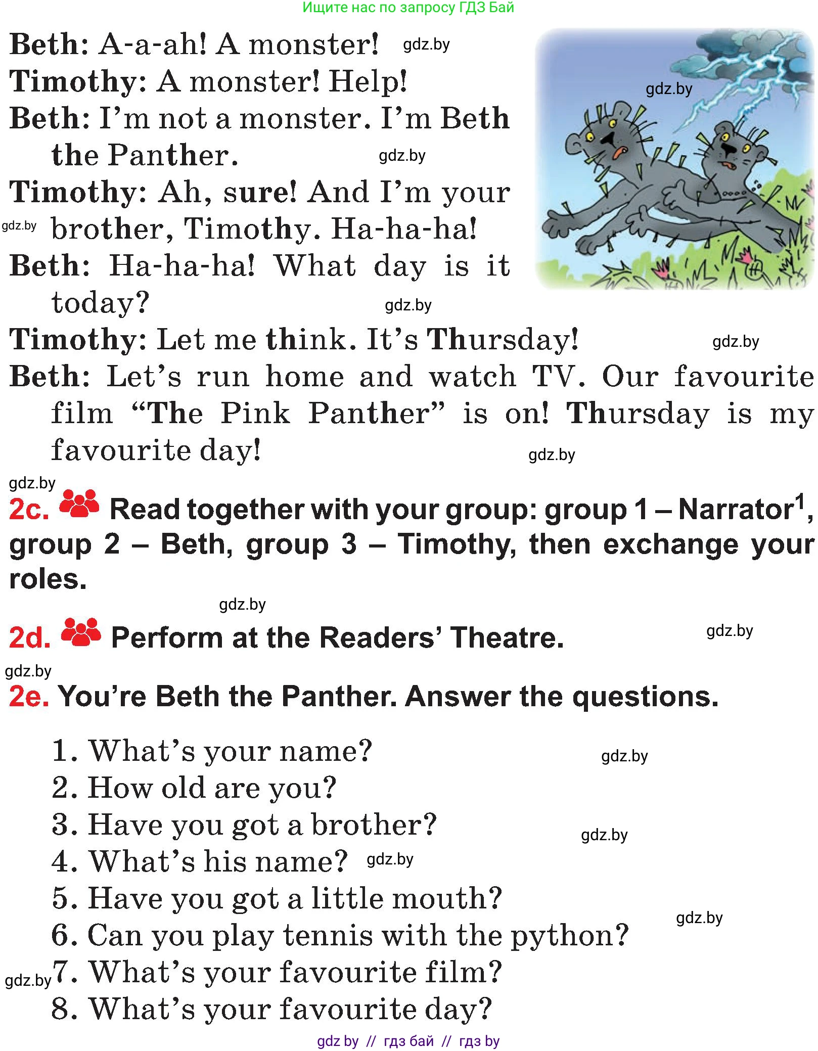 Английский язык (english), 4 класс Учебник (Student's book), авторы: Лапицкая Людмила Михайловна (Lapitskaya Ludmila), Седунова Наталья Михайловна (Sedunova Natalia), издательство Адукацыя i выхаванне, Минск, 2024, бирюзового цвета, Часть ( Part) 1, страница 28, номер 2, Условие (продолжение 2)