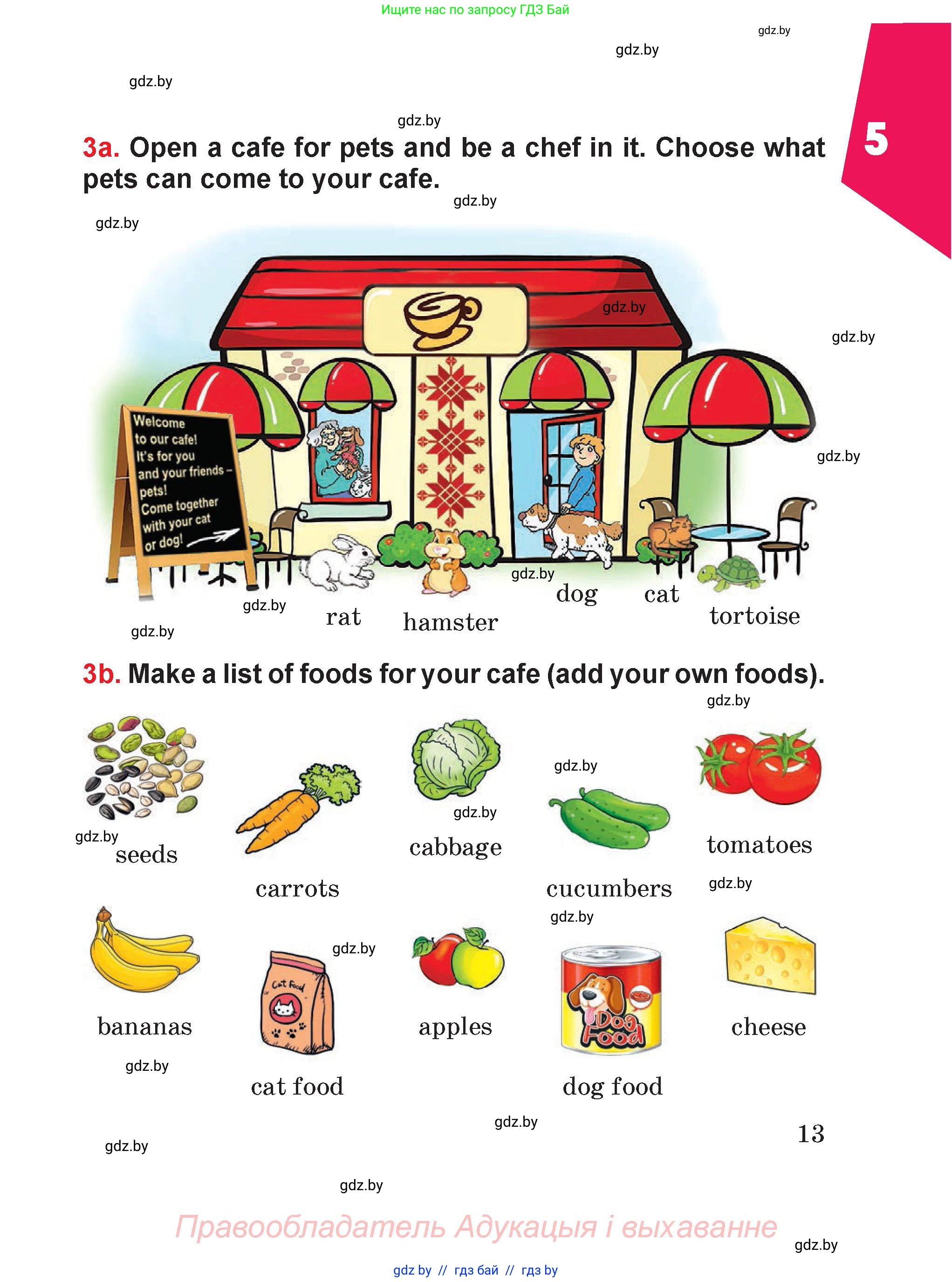 Английский язык (english), 4 класс Учебник (Student's book), авторы: Лапицкая Людмила Михайловна (Lapitskaya Ludmila), Седунова Наталья Михайловна (Sedunova Natalia), издательство Адукацыя i выхаванне, Минск, 2024, бирюзового цвета, Часть ( Part) 1, страница 13