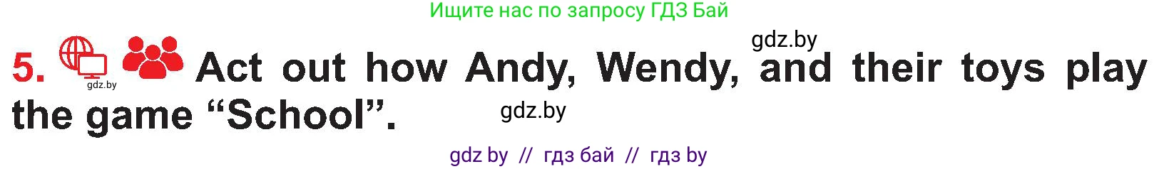 Английский язык (english), 4 класс Учебник (Student's book), авторы: Лапицкая Людмила Михайловна (Lapitskaya Ludmila), Седунова Наталья Михайловна (Sedunova Natalia), издательство Адукацыя i выхаванне, Минск, 2024, бирюзового цвета, Часть ( Part) 2, страница 114, номер 5, Условие
