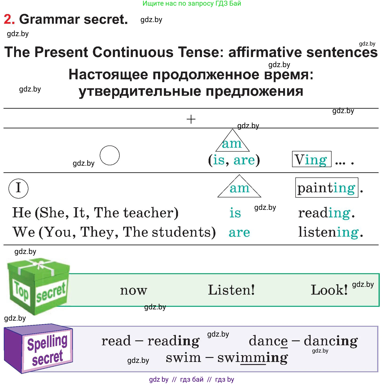 Английский язык (english), 4 класс Учебник (Student's book), авторы: Лапицкая Людмила Михайловна (Lapitskaya Ludmila), Седунова Наталья Михайловна (Sedunova Natalia), издательство Адукацыя i выхаванне, Минск, 2024, бирюзового цвета, Часть ( Part) 2, страница 96, номер 2, Условие