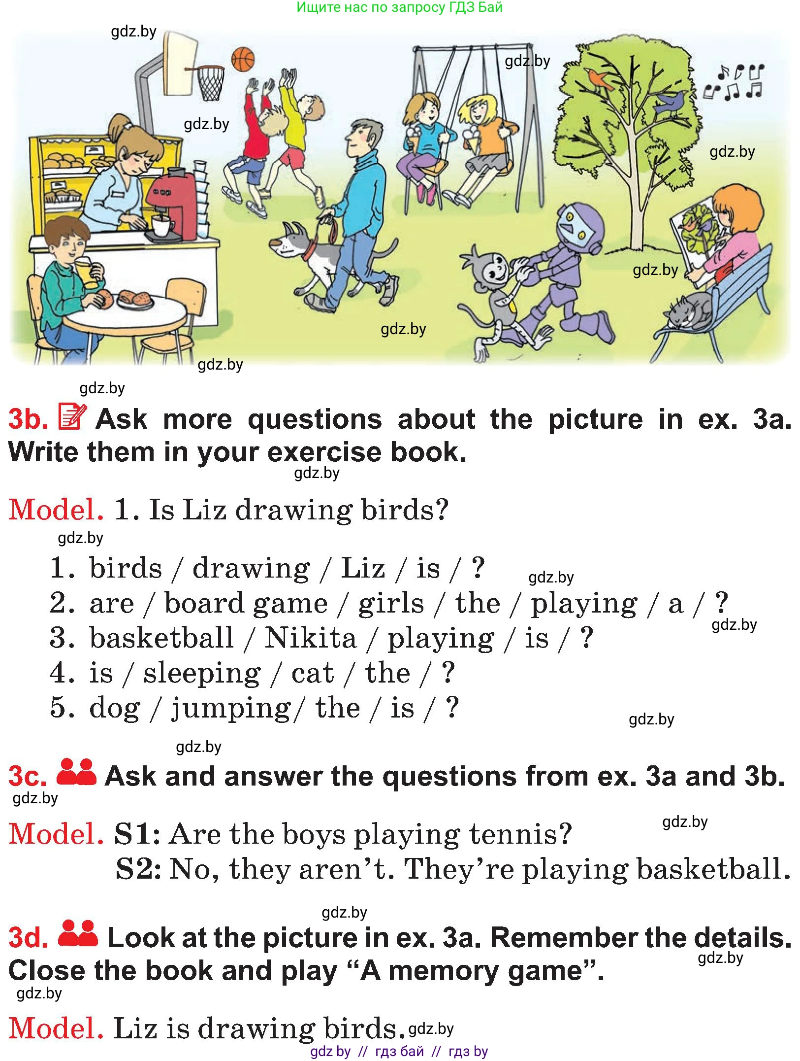 Английский язык (english), 4 класс Учебник (Student's book), авторы: Лапицкая Людмила Михайловна (Lapitskaya Ludmila), Седунова Наталья Михайловна (Sedunova Natalia), издательство Адукацыя i выхаванне, Минск, 2024, бирюзового цвета, Часть ( Part) 2, страница 99, номер 3, Условие (продолжение 2)