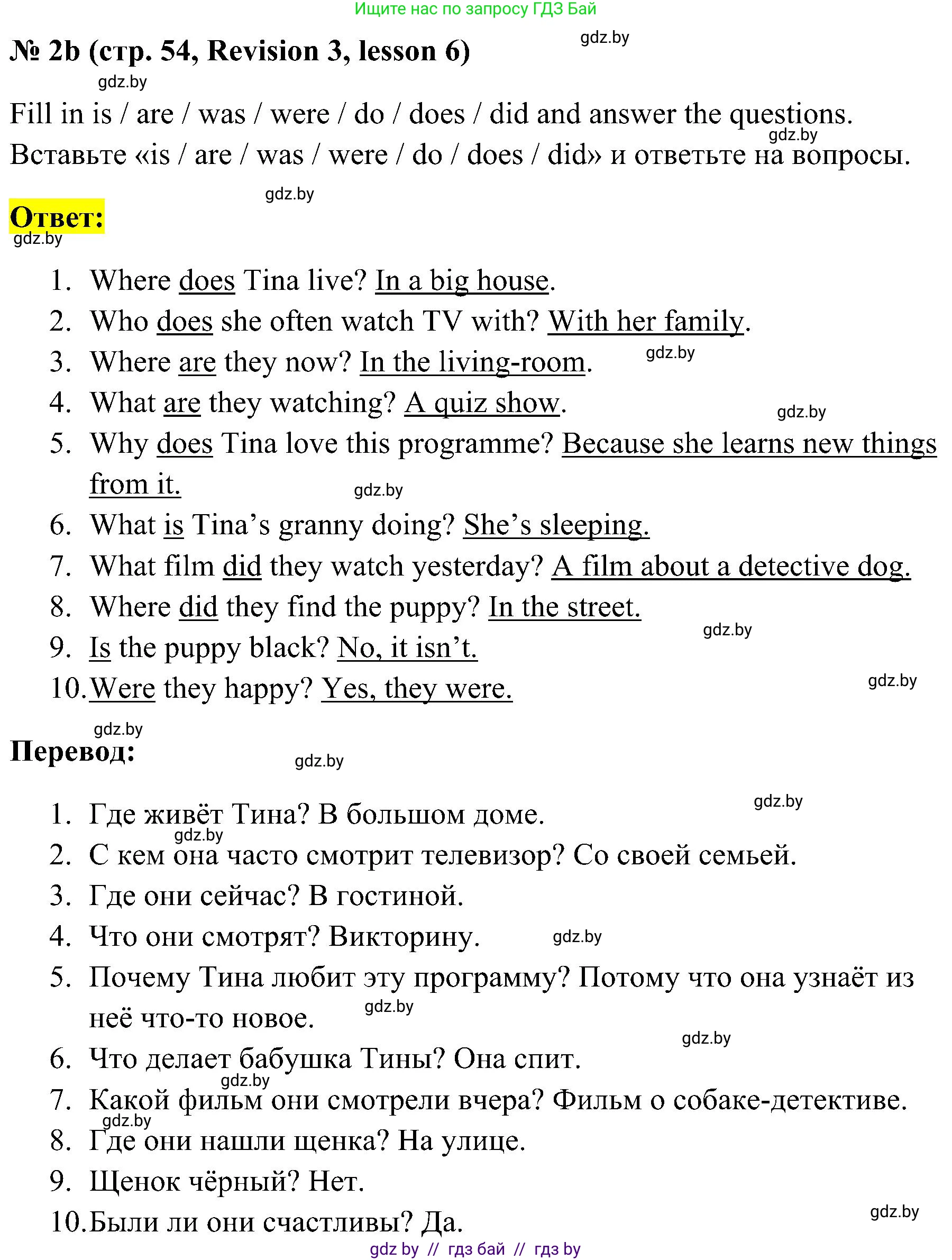 Английский язык (english), 5 класс практикум по грамматике (grammar), автор: Севрюкова Татьяна Юрьевна, издательство Аверсэв, Минск, 2023, оранжевого цвета, страница 53, номер 2, Решение (продолжение 2)