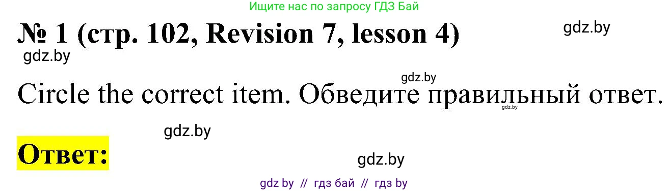 Английский язык (english), 5 класс практикум по грамматике (grammar), автор: Севрюкова Татьяна Юрьевна, издательство Аверсэв, Минск, 2023, оранжевого цвета, страница 102, номер 1, Решение