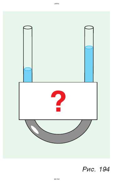 Рис. 194 Сообщающиеся сосуды