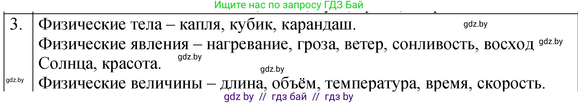 Физика, 7 класс Учебник, авторы: Исаченкова Лариса Артёмовна, Громыко Елена Владимировна, Лещинский Юрий Дмитриевич, издательство Народная асвета, Минск, 2022, бирюзового цвета, страница 10, номер 3, Решение 1