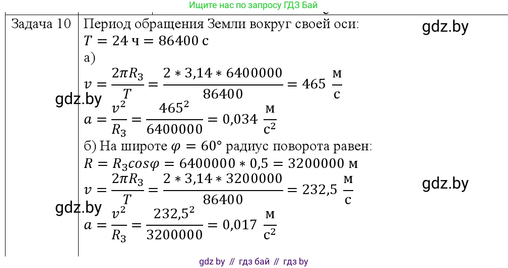 Физика, 9 класс Учебник, авторы: Исаченкова Лариса Артёмовна, Сокольский Анатолий Алексеевич, Захаревич Екатерина Васильевна, издательство Народная асвета, Минск, 2019, страница 64, номер 10, Решение 1