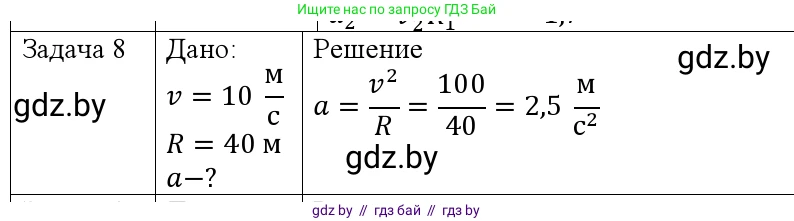 Физика, 9 класс Учебник, авторы: Исаченкова Лариса Артёмовна, Сокольский Анатолий Алексеевич, Захаревич Екатерина Васильевна, издательство Народная асвета, Минск, 2019, страница 63, номер 8, Решение 1