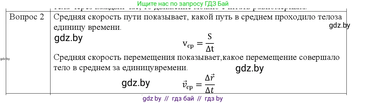 Физика, 9 класс Учебник, авторы: Исаченкова Лариса Артёмовна, Сокольский Анатолий Алексеевич, Захаревич Екатерина Васильевна, издательство Народная асвета, Минск, 2019, страница 35, номер 2, Решение 1