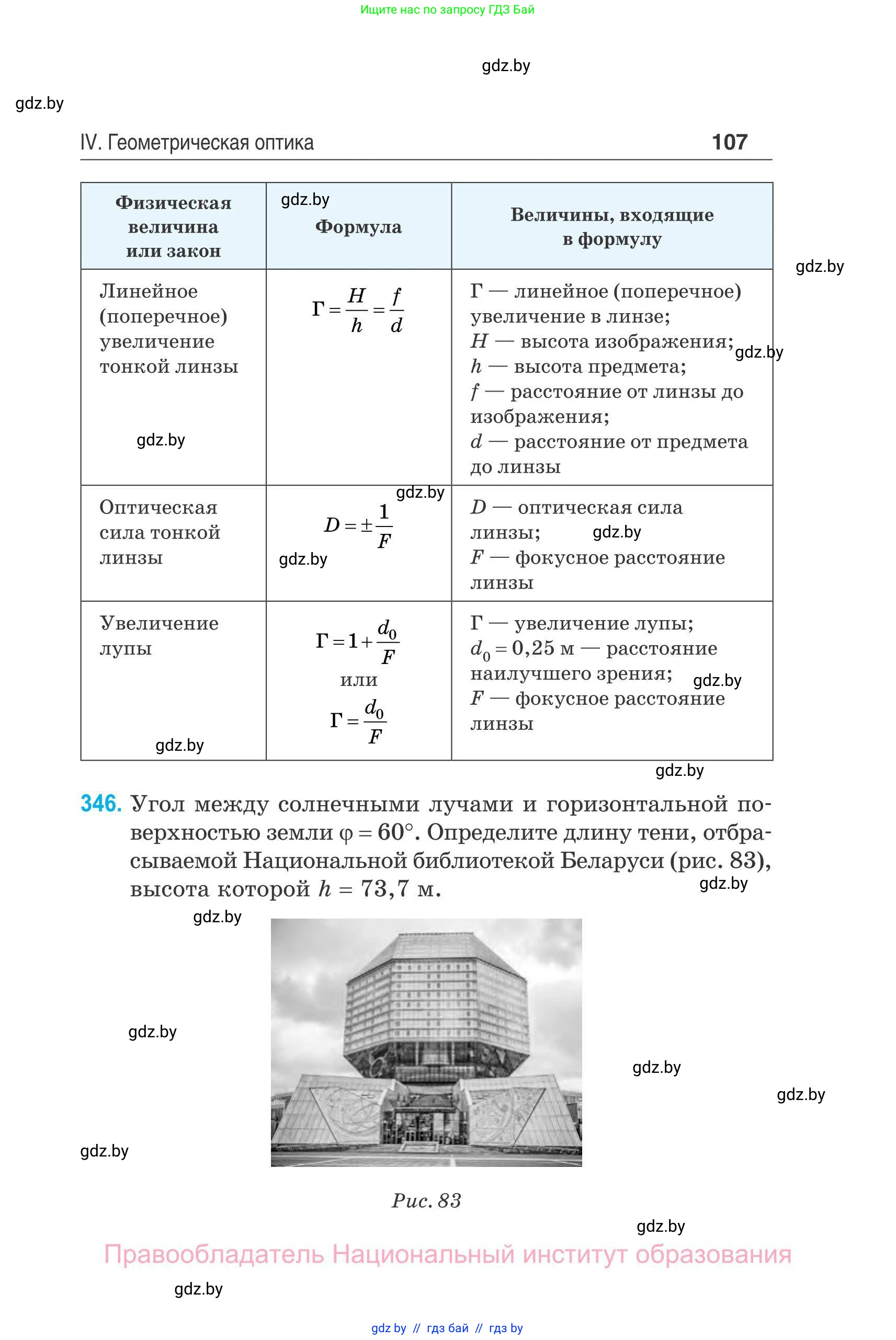Физика, 11 класс Сборник задач, авторы: Дорофейчик Владимир Владимирович, Силенков Михаил Анатольевич, издательство Национальный институт образования, Минск, 2023, страница 108