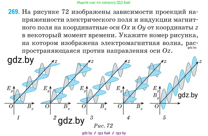 Физика, 11 класс Сборник задач, авторы: Дорофейчик Владимир Владимирович, Силенков Михаил Анатольевич, издательство Национальный институт образования, Минск, 2023, страница 83, номер 269, Условие