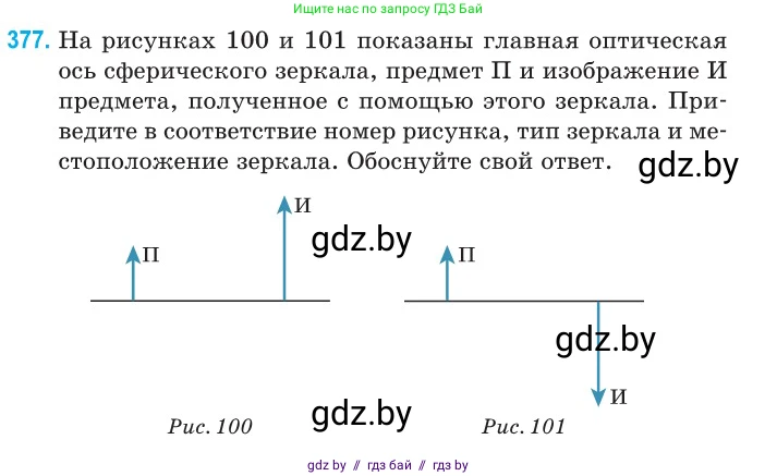 Физика, 11 класс Сборник задач, авторы: Дорофейчик Владимир Владимирович, Силенков Михаил Анатольевич, издательство Национальный институт образования, Минск, 2023, страница 118, номер 377, Условие