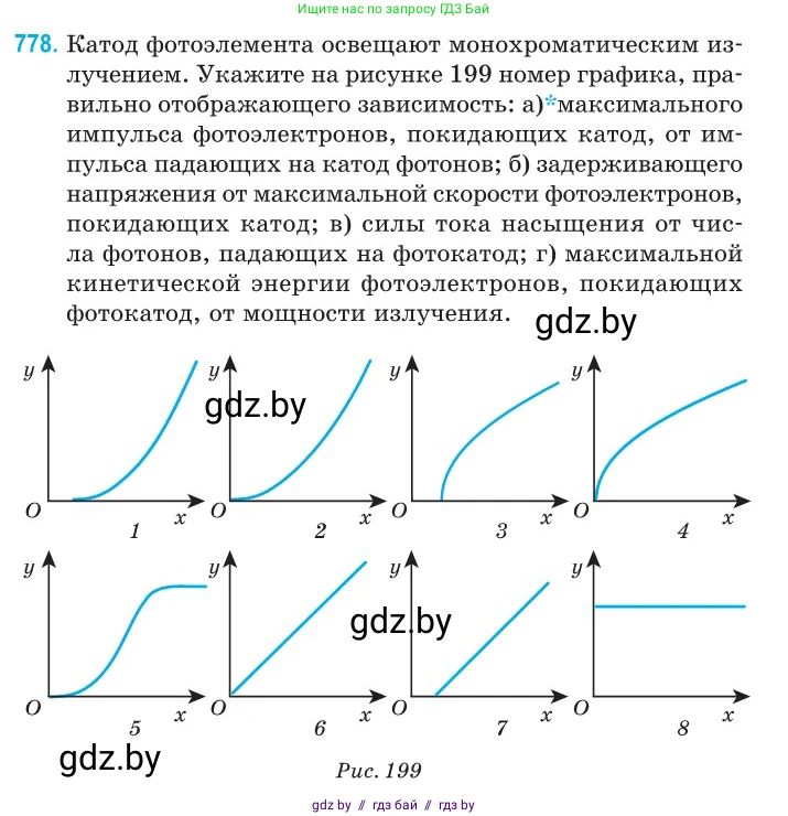 Физика, 11 класс Сборник задач, авторы: Дорофейчик Владимир Владимирович, Силенков Михаил Анатольевич, издательство Национальный институт образования, Минск, 2023, страница 227, номер 778, Условие