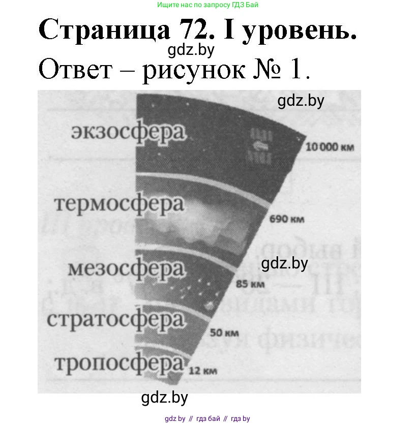 География, 6 класс Тетрадь для практических работ, авторы: Кольмакова Елена Генадьевна, Пикулик Валентина Владимировна, издательство Аверсэв, Минск, 2023, страница 72, Решение