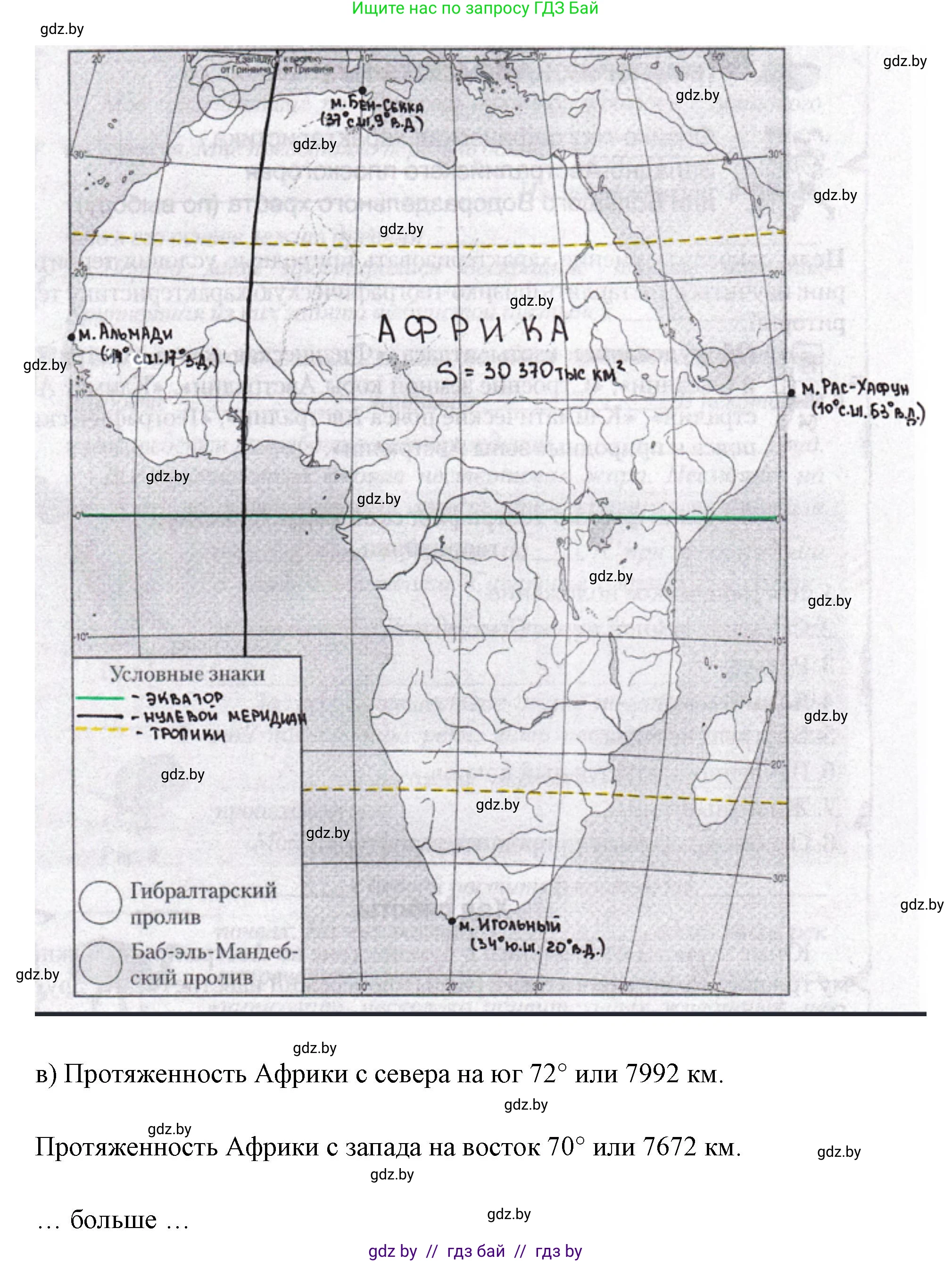 География, 7 класс рабочая тетрадь, авторы: Кольмакова Елена Генадьевна, Сарычева Ольга Владимировна, издательство Аверсэв, Минск, 2024, голубого цвета, страница 7, номер 2, Решение (продолжение 3)