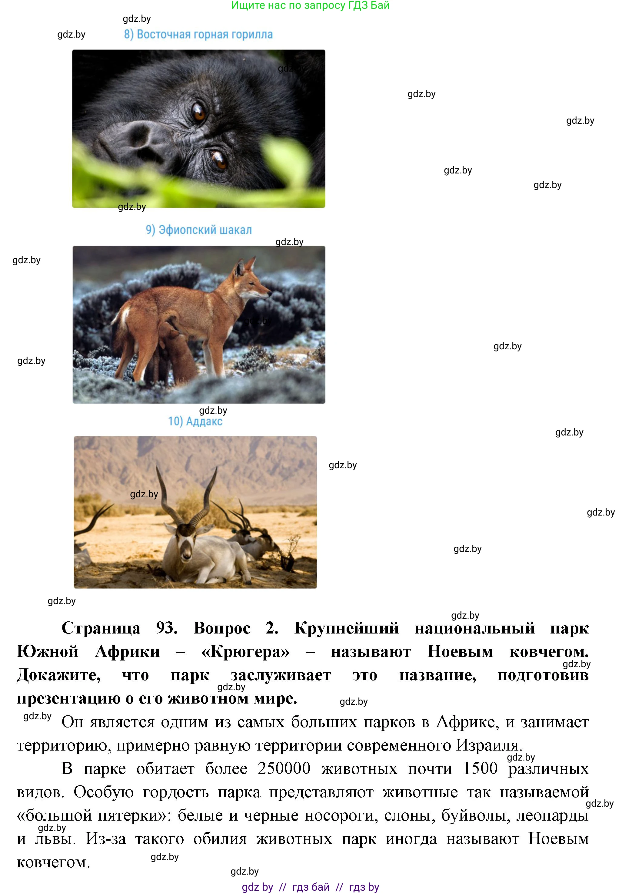 География, 7 класс Учебник, авторы: Кольмакова Елена Генадьевна, Лопух Пётр Степанович, Сарычева Ольга Владимировна, издательство Адукацыя i выхаванне, Минск, 2023, страница 93, Решение (продолжение 4)