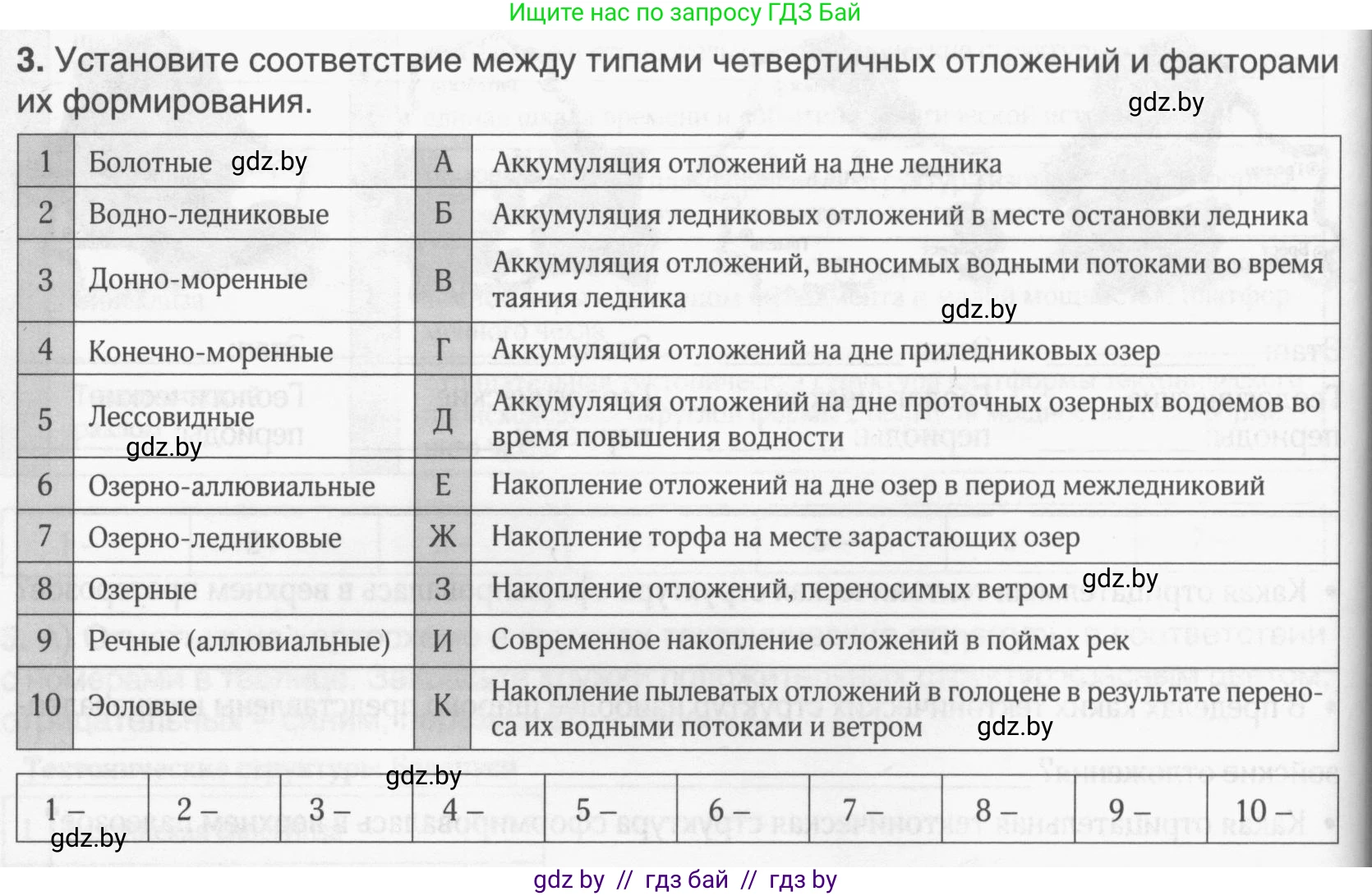 География, 9 класс рабочая тетрадь, авторы: Брилевский Михаил Николаевич, Климович Алеся Владимировна, издательство Белкартография, Минск, 2021, бирюзового цвета, страница 16, номер 3, Условие