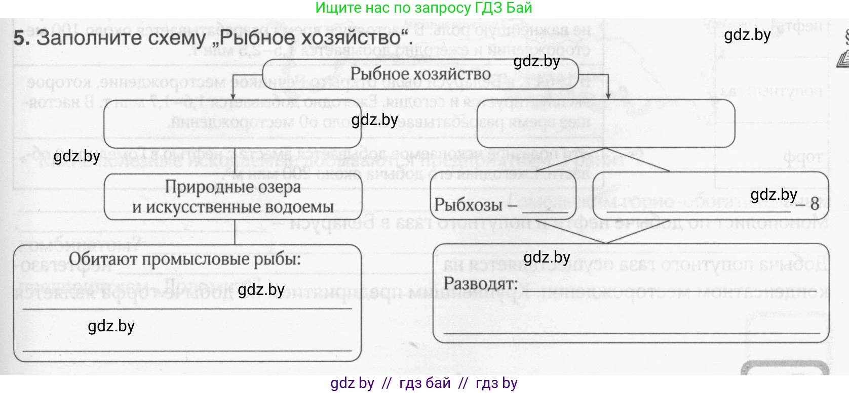 География, 9 класс рабочая тетрадь, авторы: Брилевский Михаил Николаевич, Климович Алеся Владимировна, издательство Белкартография, Минск, 2021, бирюзового цвета, страница 69, номер 5, Условие