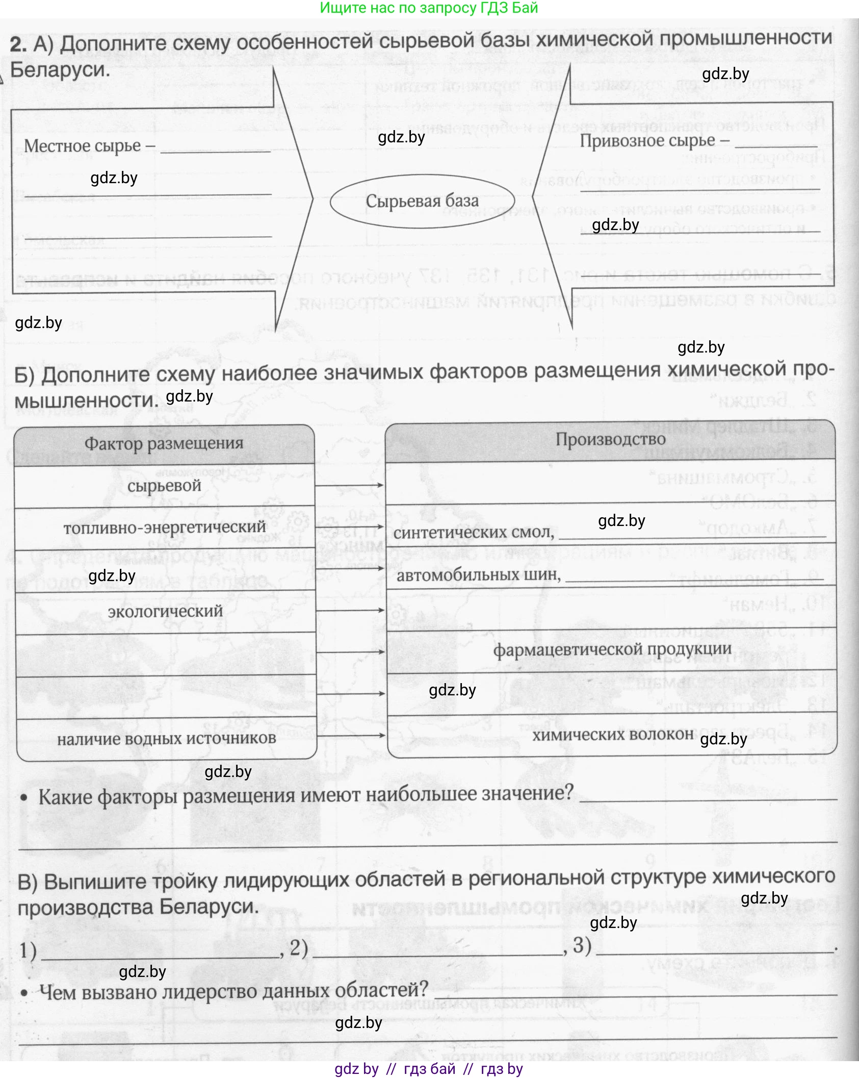 География, 9 класс рабочая тетрадь, авторы: Брилевский Михаил Николаевич, Климович Алеся Владимировна, издательство Белкартография, Минск, 2021, бирюзового цвета, страница 80, номер 2, Условие