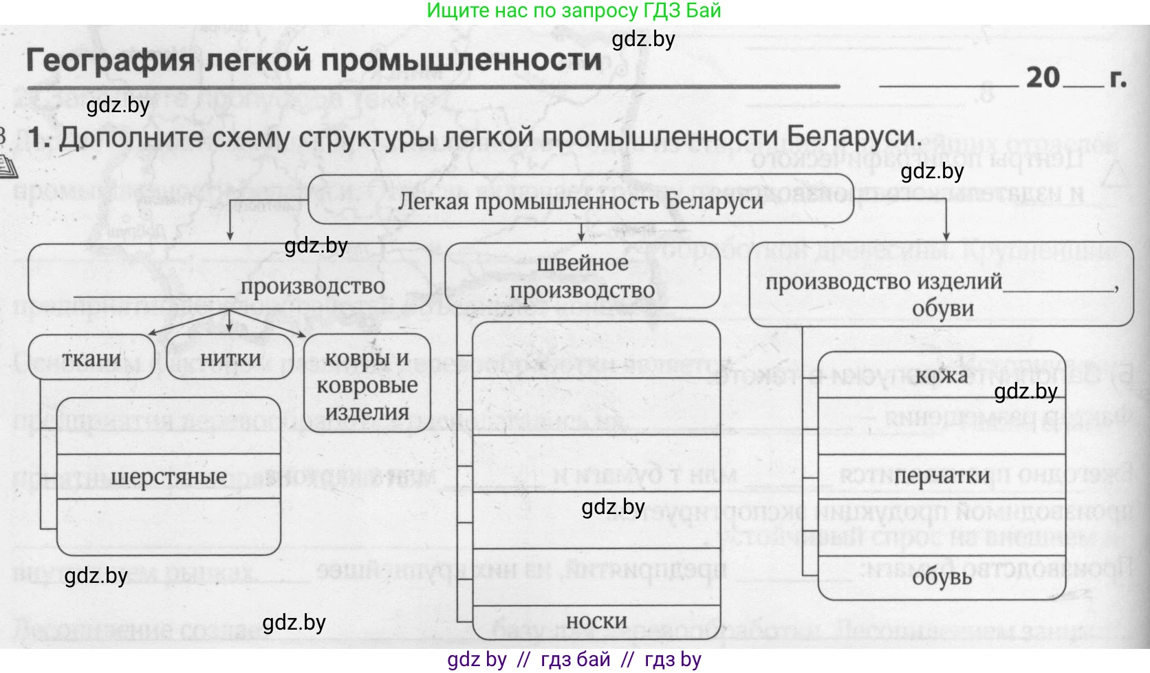 География, 9 класс рабочая тетрадь, авторы: Брилевский Михаил Николаевич, Климович Алеся Владимировна, издательство Белкартография, Минск, 2021, бирюзового цвета, страница 86, номер 1, Условие