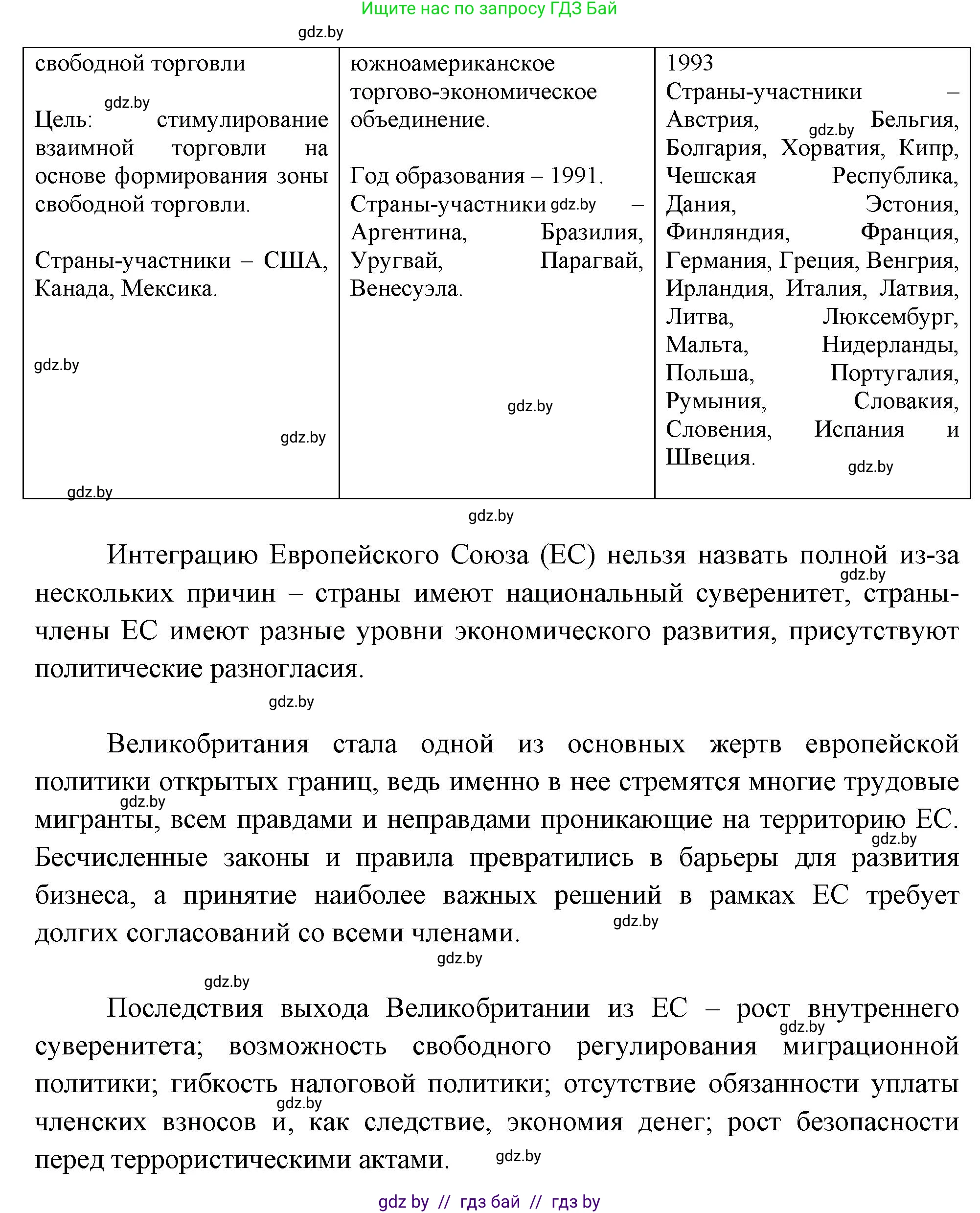География, 10 класс рабочая тетрадь, авторы: Кольмакова Елена Генадьевна, Пикулик Валентина Владимировна, Сарычева Ольга Владимировна, издательство Аверсэв, Минск, 2020, бирюзового цвета, страница 63, номер 3, Решение (продолжение 2)