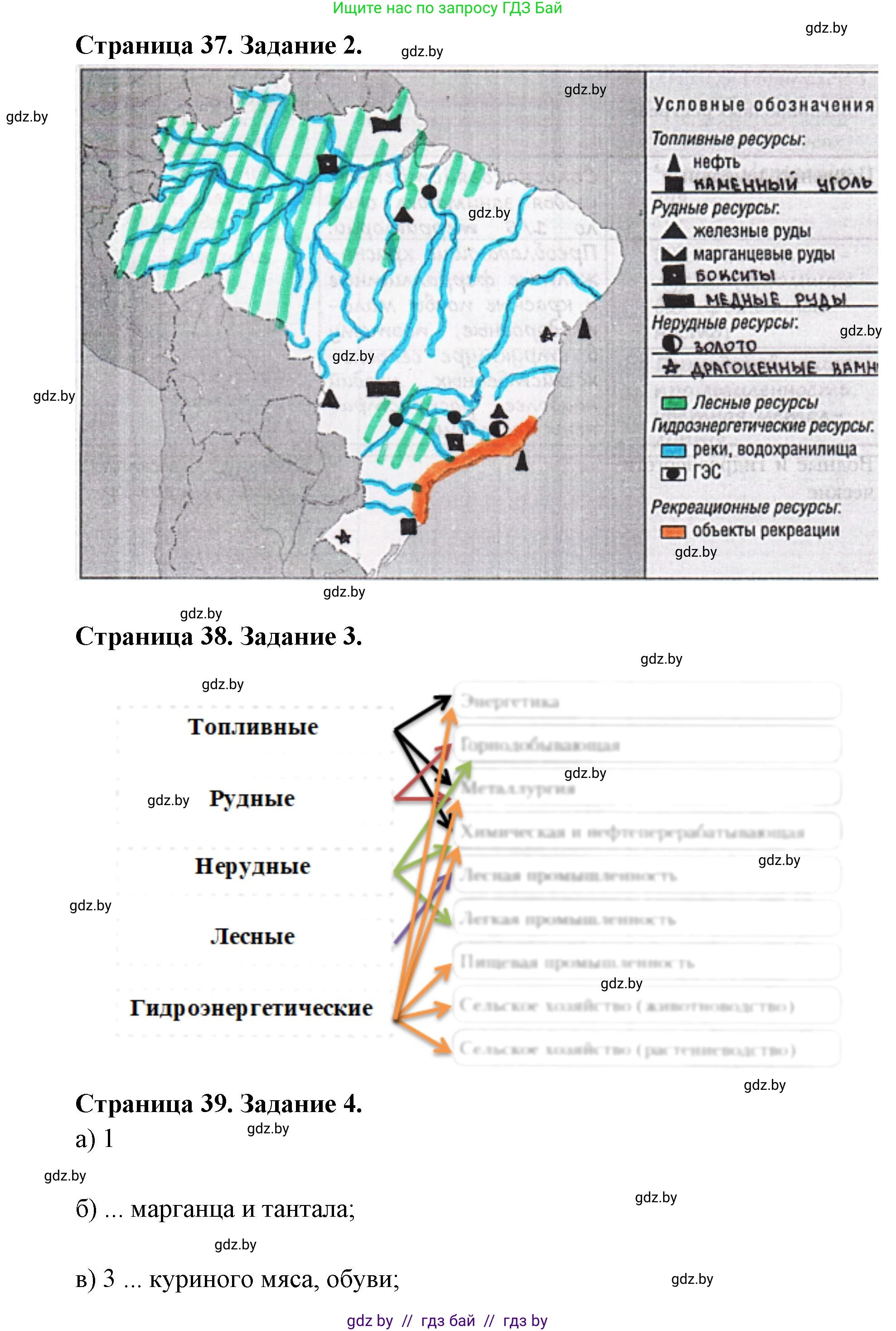 География, 8 класс тетрадь для практических и самостоятельных работ, авторы: Кольмакова Елена Генадьевна, Сарычева Ольга Владимировна, Шандроха Андрей Генадьевич, издательство Аверсэв, Минск, 2025, страница 35, Решение (продолжение 2)