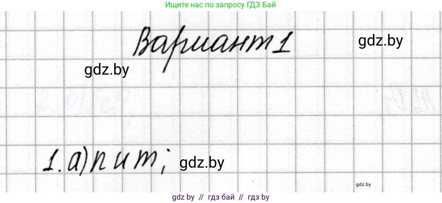 Химия, 8 класс Сборник контрольных и самостоятельных работ, авторы: Сеген Елена Адамовна, Власовец Евгения Николаевна, Гарбар Елена Евгеньевна, Синявская Тамара Степановна, издательство Аверсэв, Минск, 2019, оранжевого цвета, страница 24, номер 1, Решение