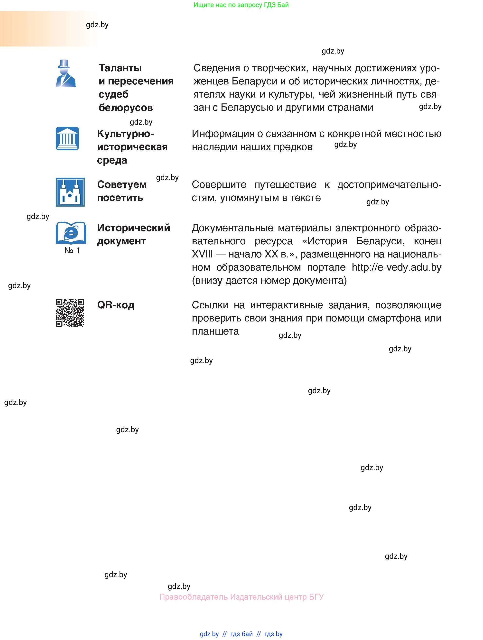 История Беларуси (Гісторыя Беларусі), 8 класс Учебник, авторы: Панов Сергей Вениаминович, Морозова Светлана Валентиновна, Сосно Владимир Аркадьевич, издательство Издательский центр БГУ, Минск, 2018, красного цвета, страница 6