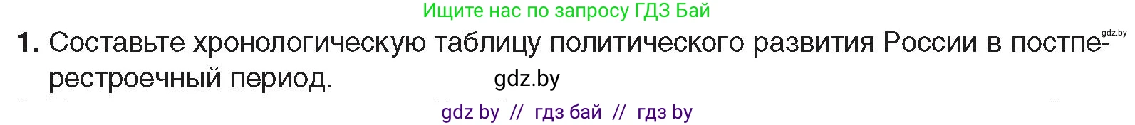 Всемирная история, 9 класс Учебник, авторы: Кошелев Владимир Сергеевич, Краснова Марина Алексеевна, Кошелева Наталья Владимировна, издательство Издательский центр БГУ, Минск, 2019, красного цвета, страница 196, номер 1, Условие