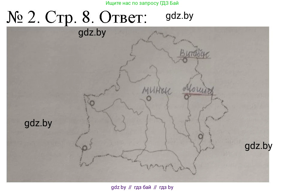 История Беларуси (Гісторыя Беларусі), 9 класс рабочая тетрадь, автор: Панов Сергей Вениаминович, издательство Аверсэв, Минск, 2024, коричневого цвета, страница 8, номер 2, Решение