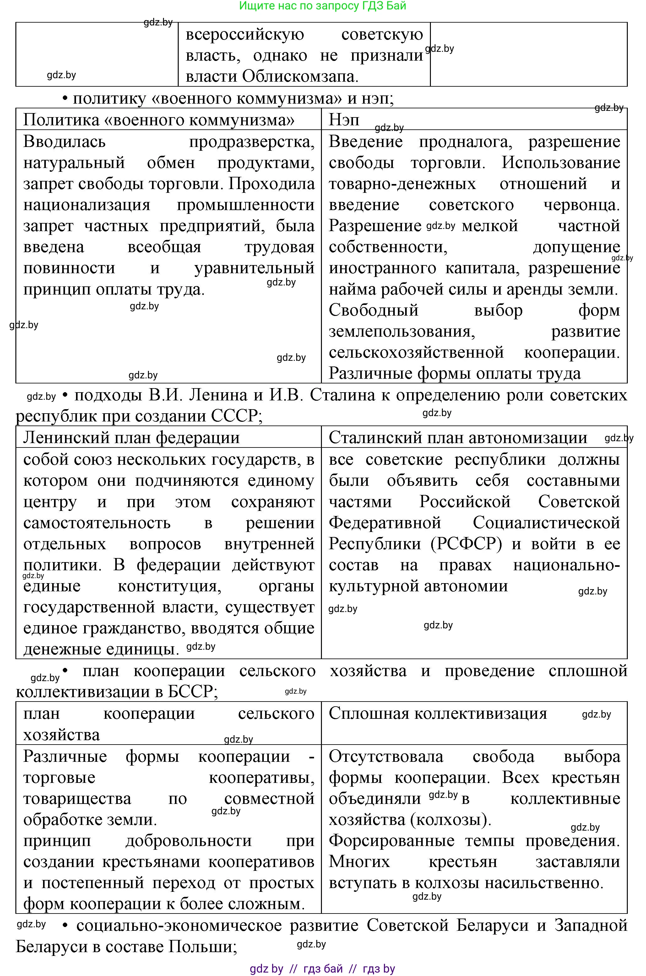 История Беларуси (Гісторыя Беларусі), 9 класс Учебник, авторы: Панов Сергей Вениаминович, Сидорцов Владимир Никифорович, Фомин Виталий Михайлович, издательство Издательский центр БГУ, Минск, 2019, страница 57, номер 3, Решение (продолжение 2)