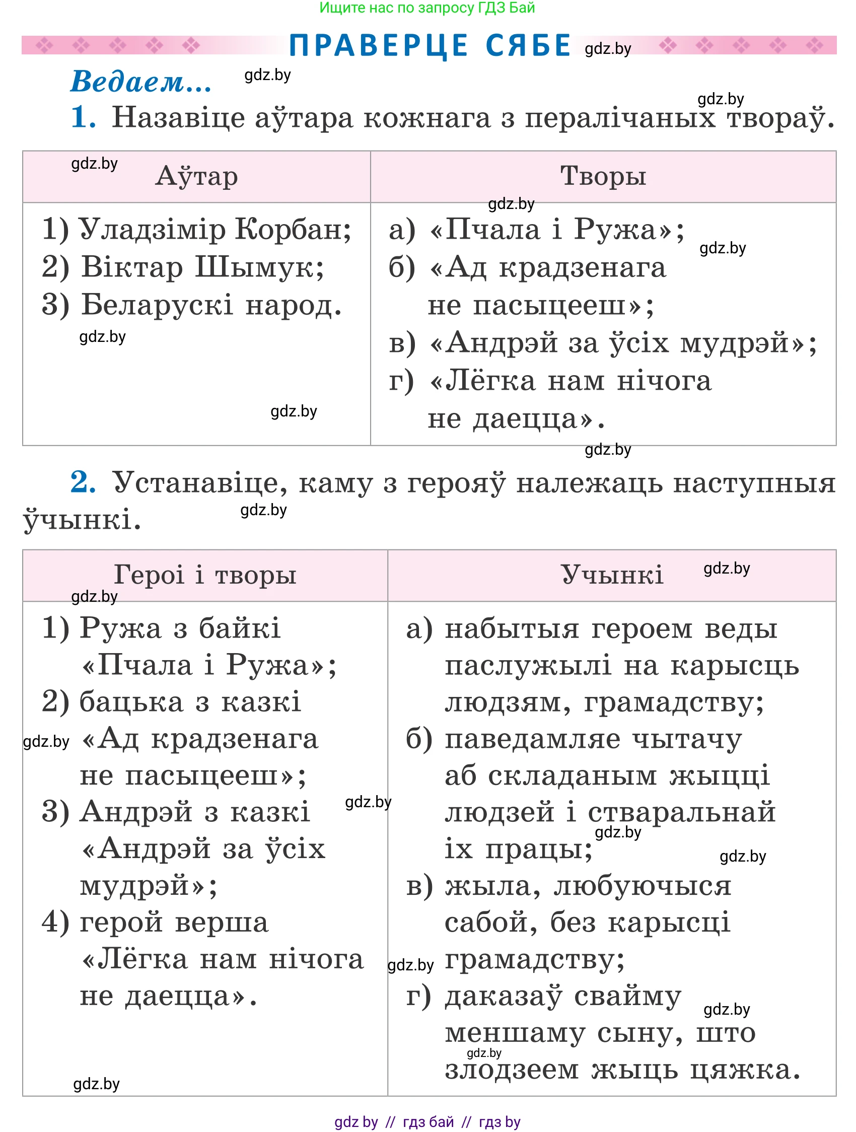 Літаратурнае чытанне, 4 класс Учебник, авторы: Жуковіч Мікалай Васільевіч, Праскаловіч Вольга Уладзіміраўна, издательство Нацыянальны інстытут адукацыі, Минск, 2024, зелёного цвета, Часть 2, страница 54, номер 54, Условие
