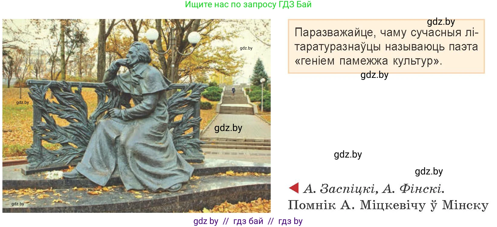 Белорусская литература (Беларуская літаратура), 9 класс Учебник, авторы: Праскаловіч Вольга Уладзіміраўна, Рагойша Вячаслаў Пятровіч, Шамякіна Таццяна Іванаўна, Кабржыцкая Т В, Жуковіч Мікалай Васільевіч, издательство Нацыянальны інстытут адукацыі, Минск, 2019, салатового цвета, страница 56, Условие