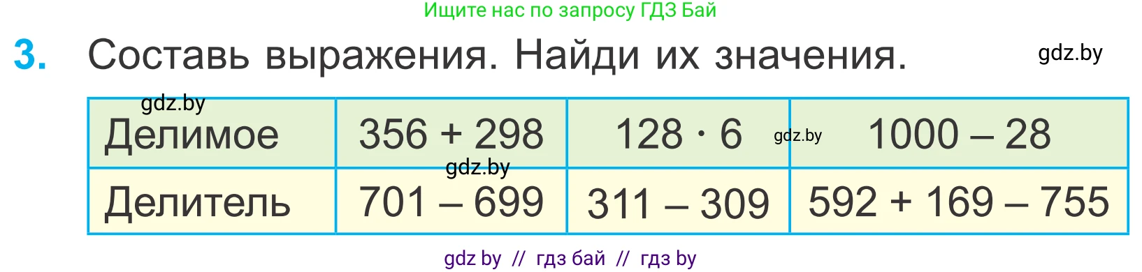 Математика, 4 класс Учебник, авторы: Муравьева Галина Леонидовна, Урбан Мария Анатольевна, издательство Национальный институт образования, Минск, 2022, розового цвета, Часть 1, страница 73, номер 3, Условие