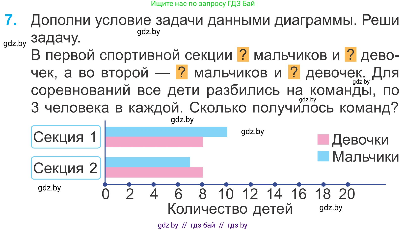 Математика, 4 класс Учебник, авторы: Муравьева Галина Леонидовна, Урбан Мария Анатольевна, издательство Национальный институт образования, Минск, 2022, розового цвета, Часть 1, страница 133, номер 7, Условие