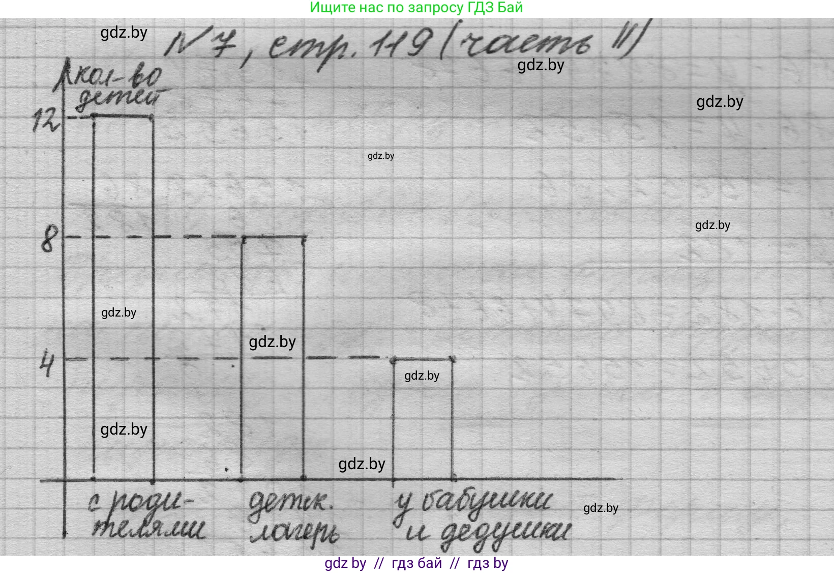 Математика, 4 класс Учебник, авторы: Муравьева Галина Леонидовна, Урбан Мария Анатольевна, издательство Национальный институт образования, Минск, 2022, розового цвета, Часть 2, страница 119, номер 7, Решение 1