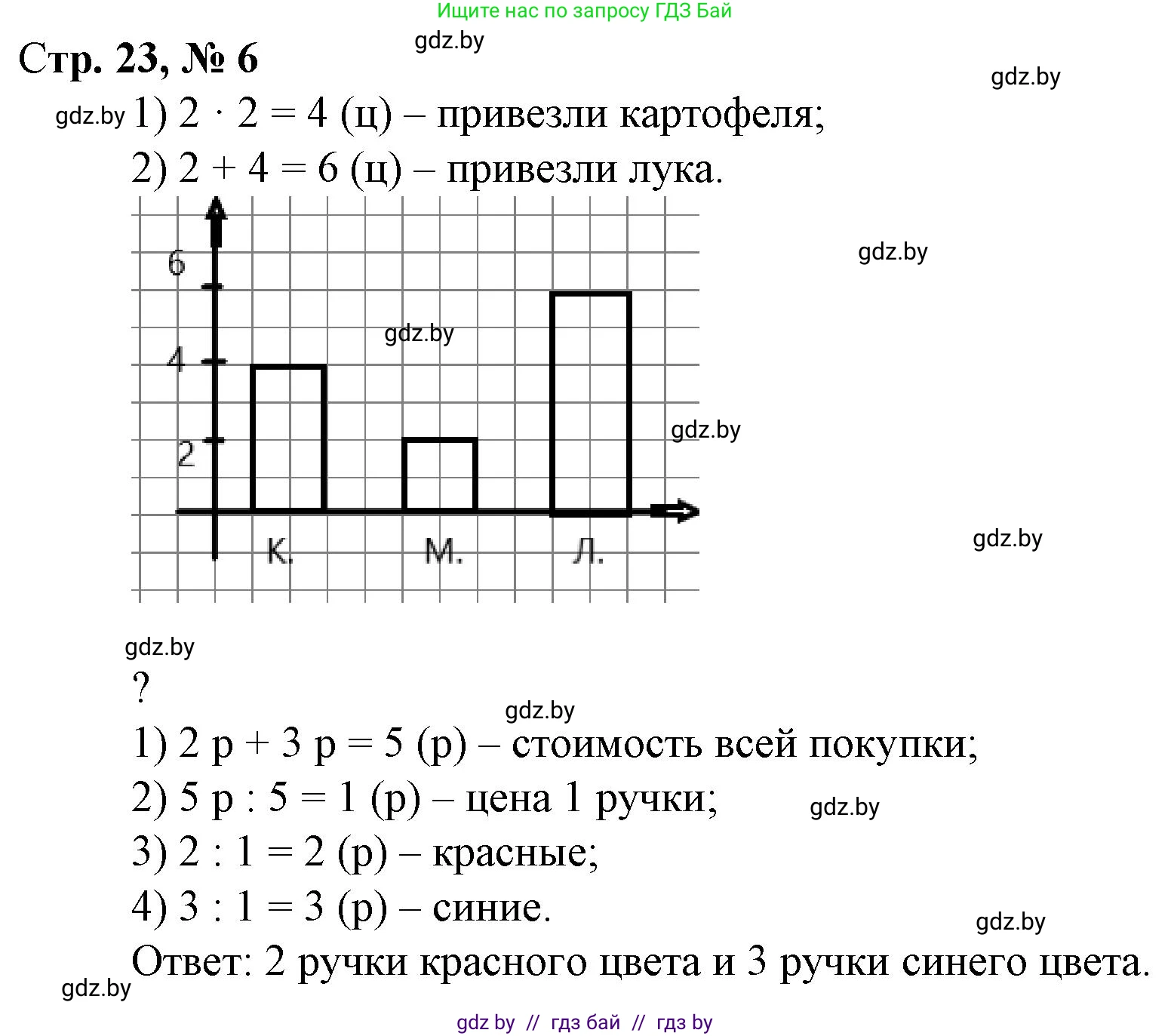 Математика, 4 класс Учебник, авторы: Муравьева Галина Леонидовна, Урбан Мария Анатольевна, издательство Национальный институт образования, Минск, 2022, розового цвета, Часть 2, страница 23, номер 6, Решение 3
