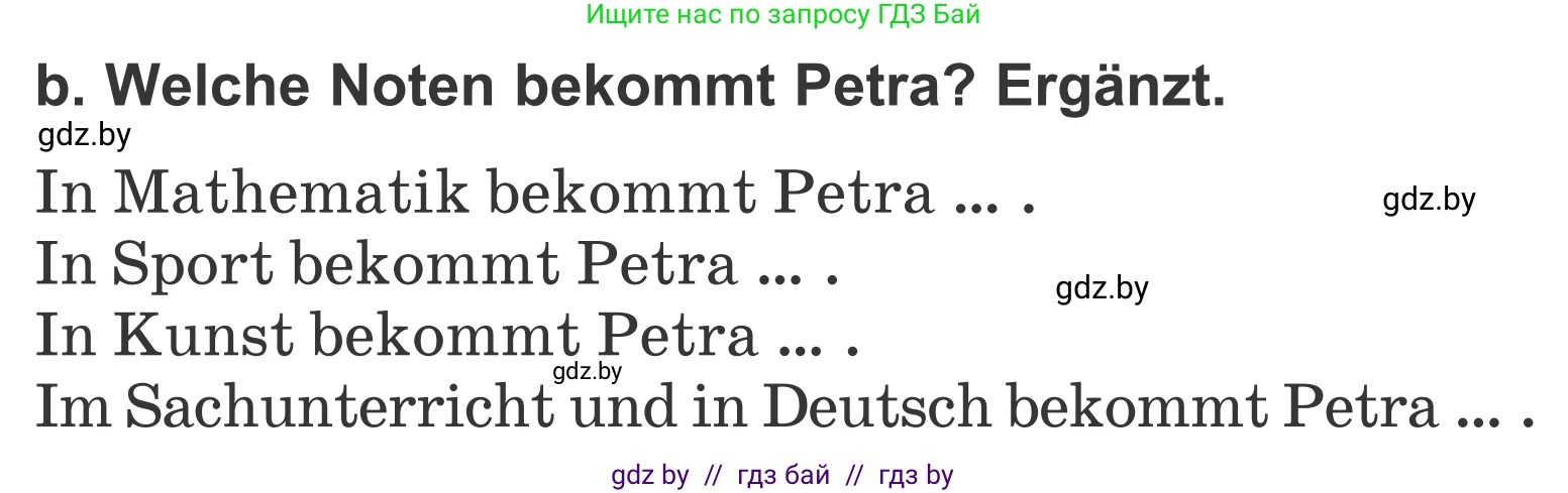 Немецкий язык (Deutsch), 4 класс Учебник (Schülerbuch), авторы: Будько Антонина Филипповна (Budjko Antonina), Урбанович Инна Ювинальевна (Urbanowitsch Ina), издательство Вышэйшая школа, Минск, 2019, жёлтого цвета, Часть 1, страница 25, номер 9b, Условие