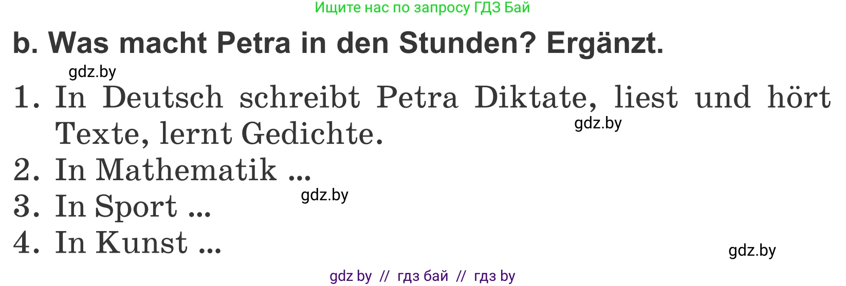 Немецкий язык (Deutsch), 4 класс Учебник (Schülerbuch), авторы: Будько Антонина Филипповна (Budjko Antonina), Урбанович Инна Ювинальевна (Urbanowitsch Ina), издательство Вышэйшая школа, Минск, 2019, жёлтого цвета, Часть 1, страница 28, номер 2b, Условие
