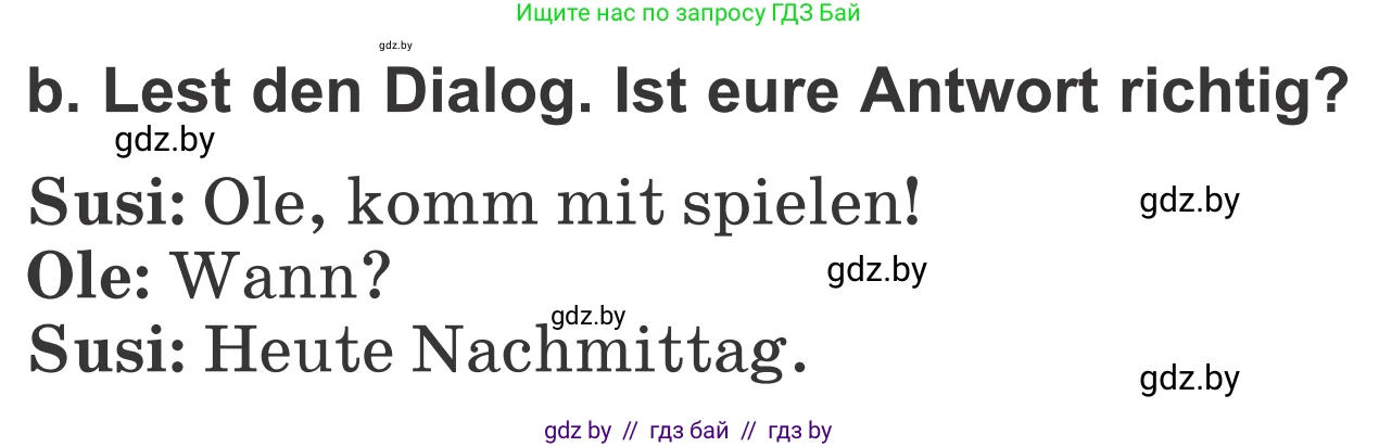 Немецкий язык (Deutsch), 4 класс Учебник (Schülerbuch), авторы: Будько Антонина Филипповна (Budjko Antonina), Урбанович Инна Ювинальевна (Urbanowitsch Ina), издательство Вышэйшая школа, Минск, 2019, жёлтого цвета, Часть 1, страница 48, номер 10b, Условие