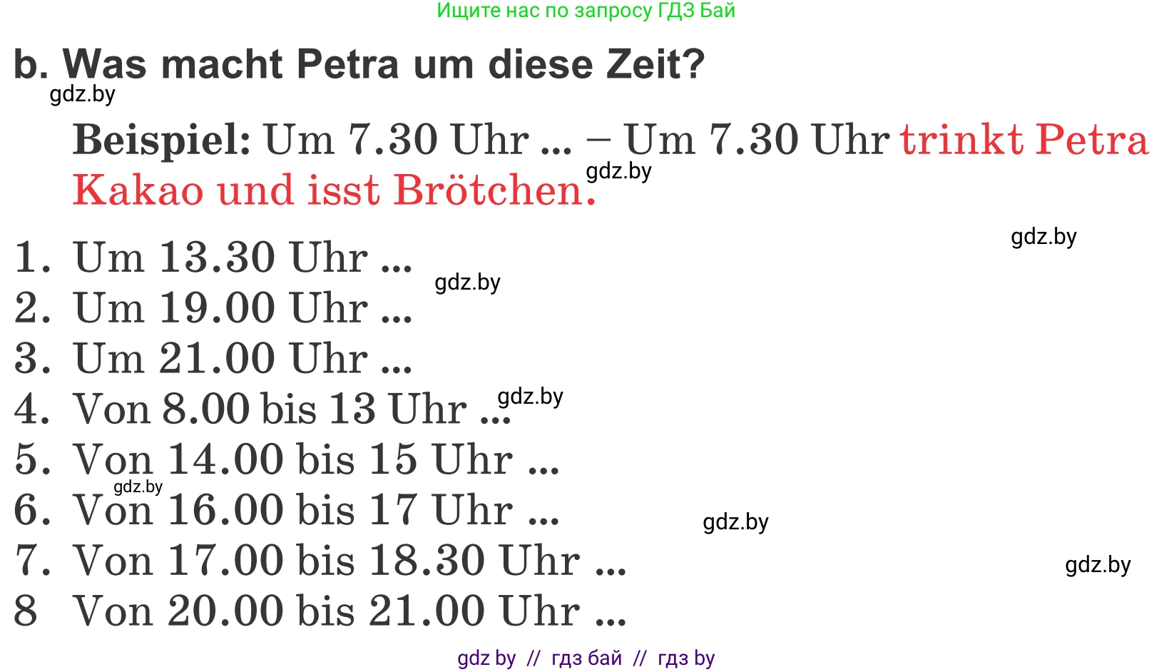 Немецкий язык (Deutsch), 4 класс Учебник (Schülerbuch), авторы: Будько Антонина Филипповна (Budjko Antonina), Урбанович Инна Ювинальевна (Urbanowitsch Ina), издательство Вышэйшая школа, Минск, 2019, жёлтого цвета, Часть 1, страница 52, номер 2b, Условие