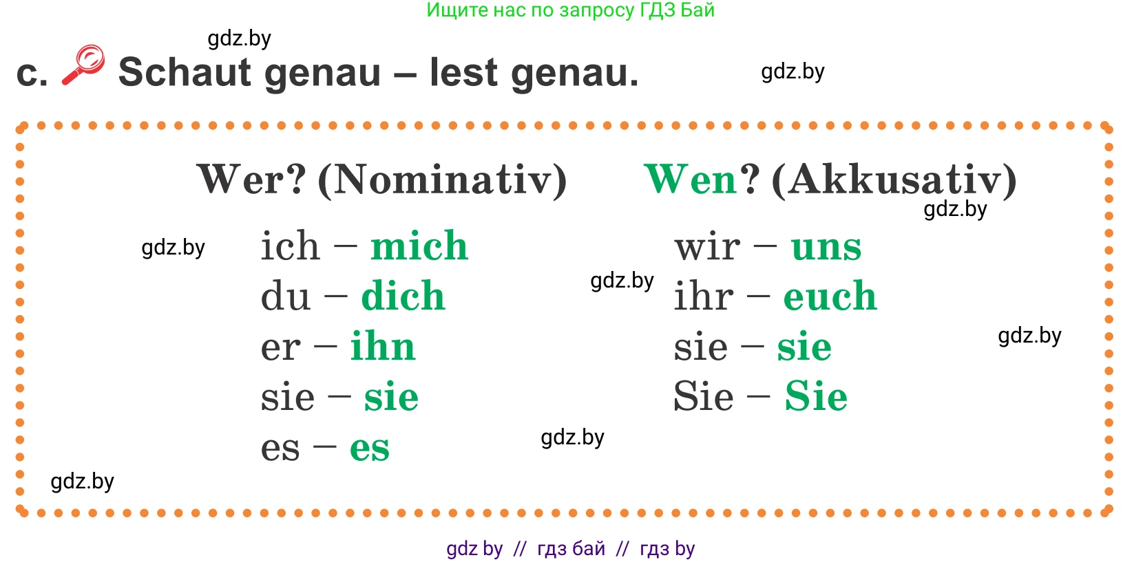 Немецкий язык (Deutsch), 4 класс Учебник (Schülerbuch), авторы: Будько Антонина Филипповна (Budjko Antonina), Урбанович Инна Ювинальевна (Urbanowitsch Ina), издательство Вышэйшая школа, Минск, 2019, жёлтого цвета, Часть 1, страница 66, номер 4c, Условие