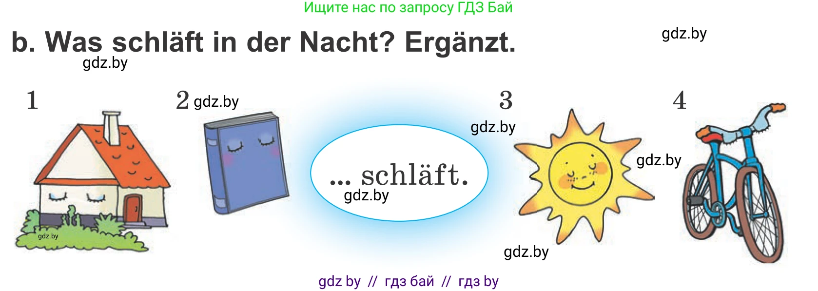 Немецкий язык (Deutsch), 4 класс Учебник (Schülerbuch), авторы: Будько Антонина Филипповна (Budjko Antonina), Урбанович Инна Ювинальевна (Urbanowitsch Ina), издательство Вышэйшая школа, Минск, 2019, жёлтого цвета, Часть 1, страница 67, номер 5b, Условие