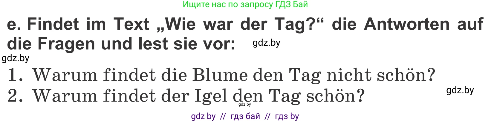 Немецкий язык (Deutsch), 4 класс Учебник (Schülerbuch), авторы: Будько Антонина Филипповна (Budjko Antonina), Урбанович Инна Ювинальевна (Urbanowitsch Ina), издательство Вышэйшая школа, Минск, 2019, жёлтого цвета, Часть 1, страница 72, номер 8e, Условие