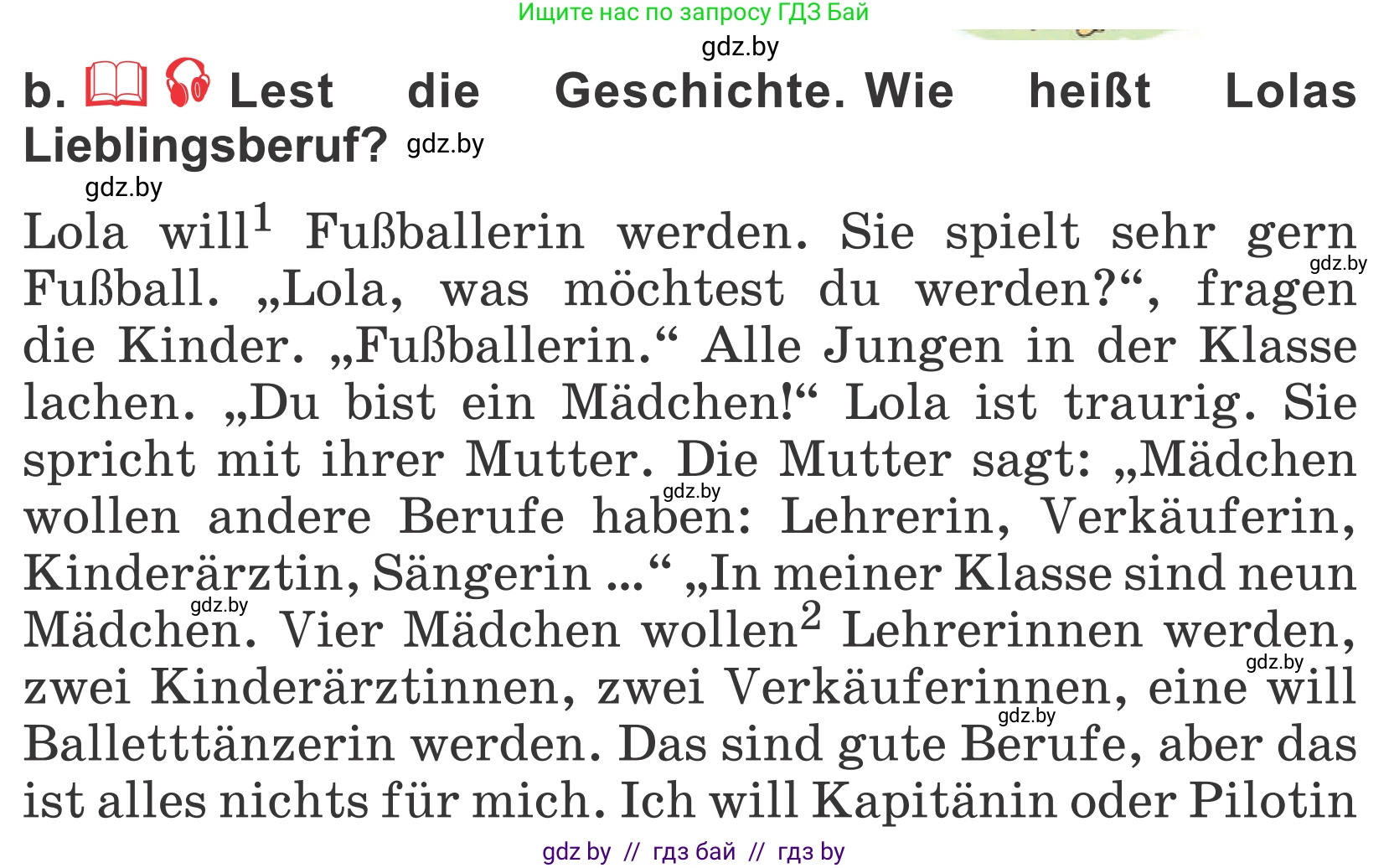 Немецкий язык (Deutsch), 4 класс Учебник (Schülerbuch), авторы: Будько Антонина Филипповна (Budjko Antonina), Урбанович Инна Ювинальевна (Urbanowitsch Ina), издательство Вышэйшая школа, Минск, 2019, жёлтого цвета, Часть 1, страница 106, номер 10b, Условие