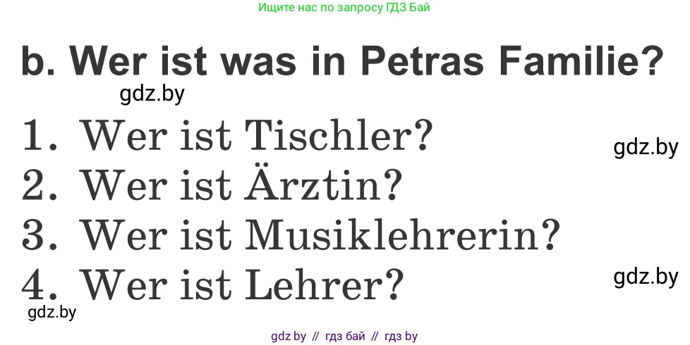 Немецкий язык (Deutsch), 4 класс Учебник (Schülerbuch), авторы: Будько Антонина Филипповна (Budjko Antonina), Урбанович Инна Ювинальевна (Urbanowitsch Ina), издательство Вышэйшая школа, Минск, 2019, жёлтого цвета, Часть 1, страница 95, номер 2b, Условие