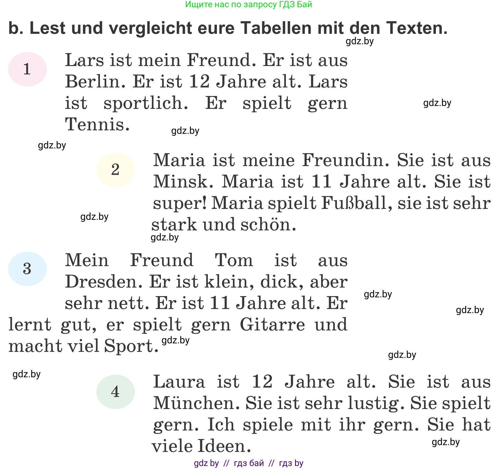 Немецкий язык (Deutsch), 4 класс Учебник (Schülerbuch), авторы: Будько Антонина Филипповна (Budjko Antonina), Урбанович Инна Ювинальевна (Urbanowitsch Ina), издательство Вышэйшая школа, Минск, 2019, жёлтого цвета, Часть 1, страница 116, номер 9b, Условие